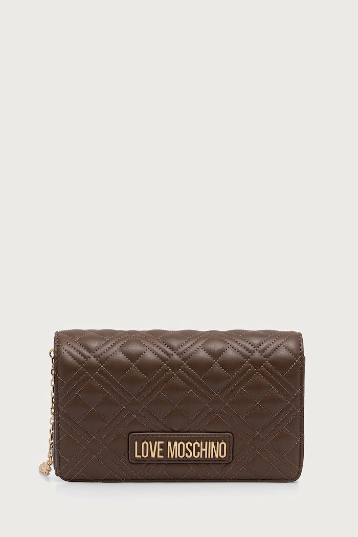 Love Moschino чанта дамска от имитация на кожа зелена JC4079PP0PLA0203