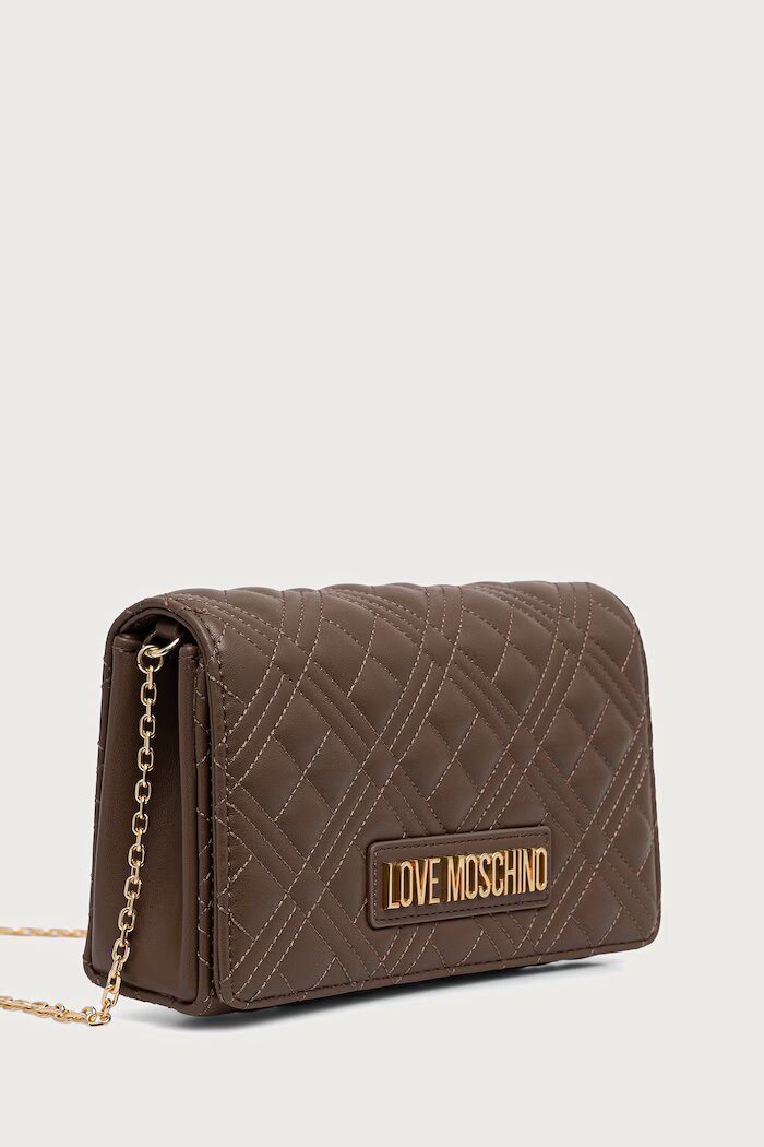 Love Moschino чанта дамска от имитация на кожа зелена JC4079PP0PLA0203