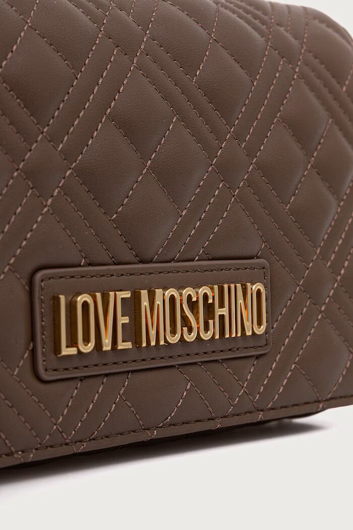 Love Moschino чанта дамска от имитация на кожа зелена JC4079PP0PLA0203