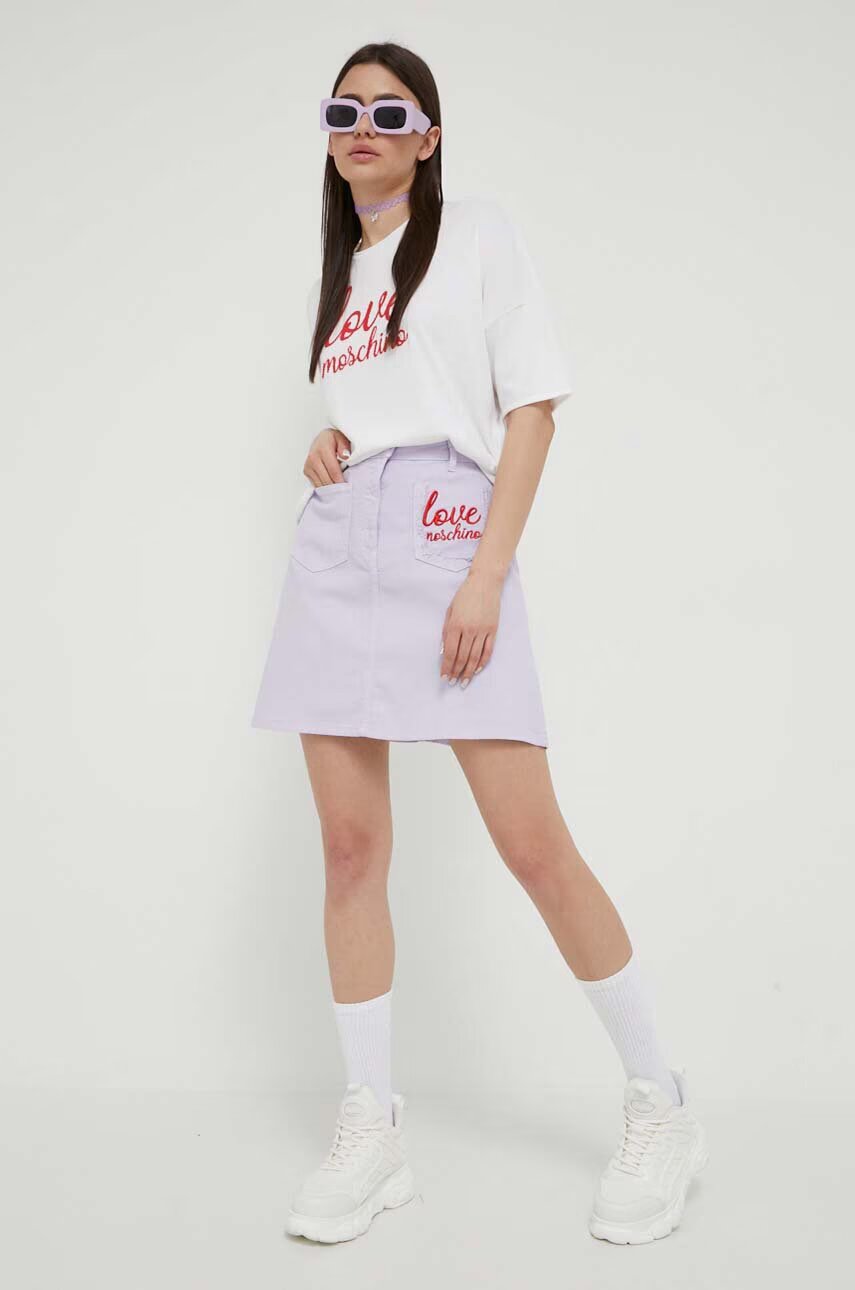 Love Moschino Дънкова пола
