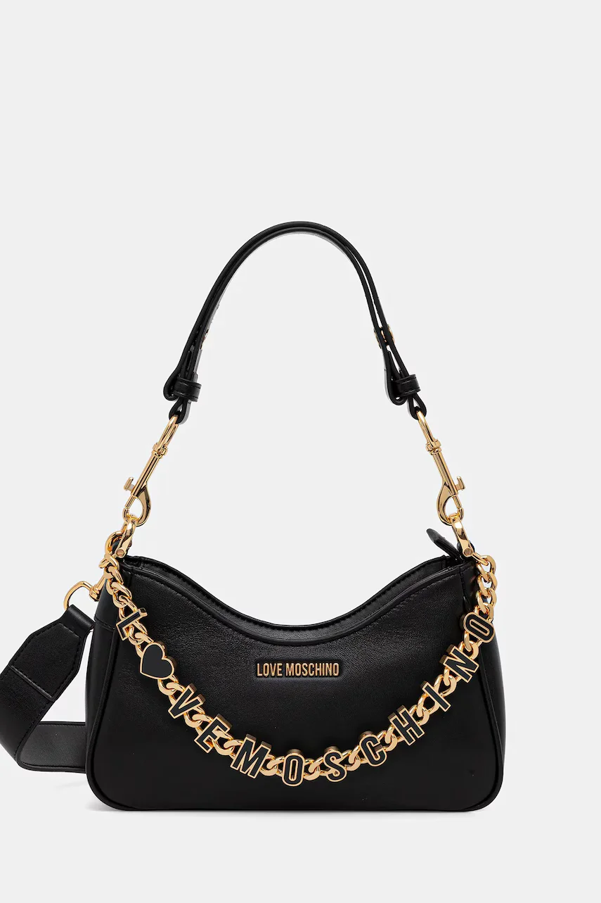 Love Moschino Кожена чанта