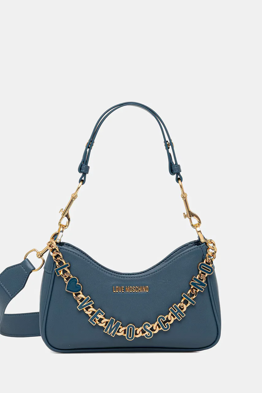 Love Moschino Кожена чанта