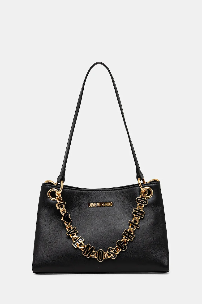 Love Moschino Кожена чанта