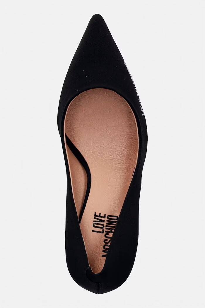 Love Moschino Обувки с тънък ток в черно JA10299G1OIM0000