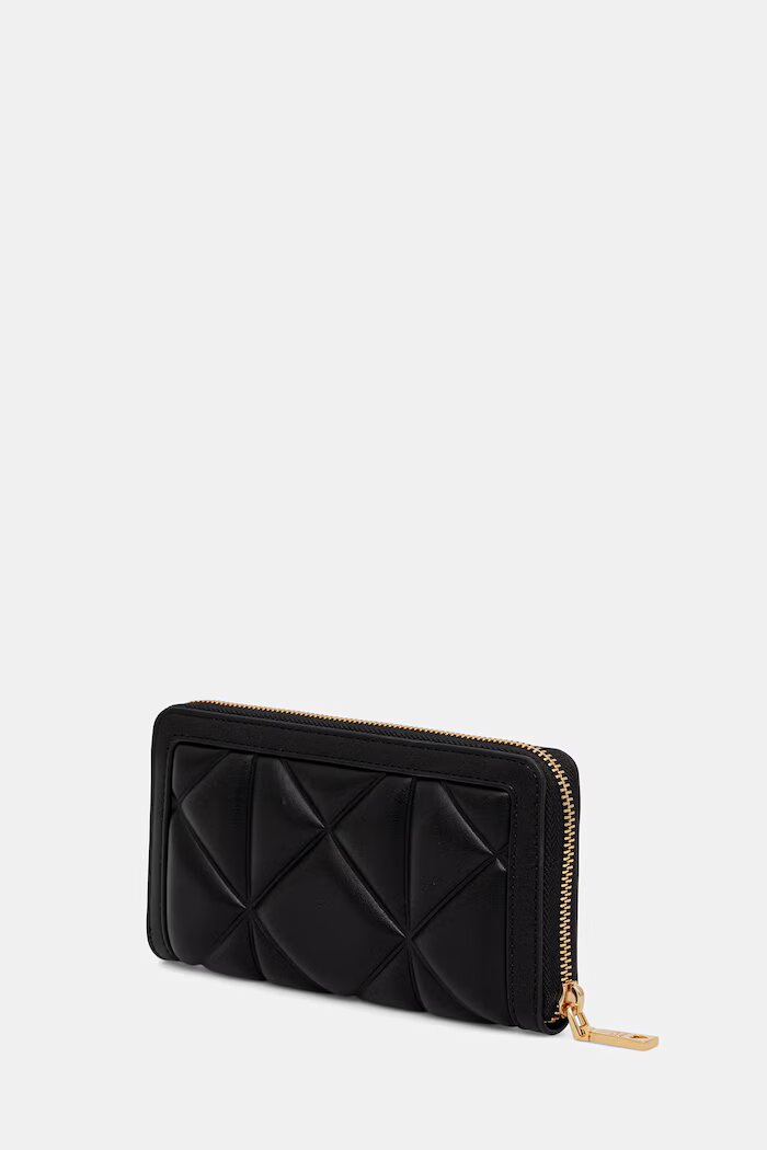 Love Moschino портфейл дамски от имитация на кожа черен JC5644PP1PLC0000