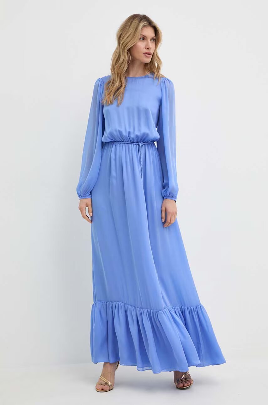 Luisa Spagnoli Копринена рокля RUNWAY COLLECTION