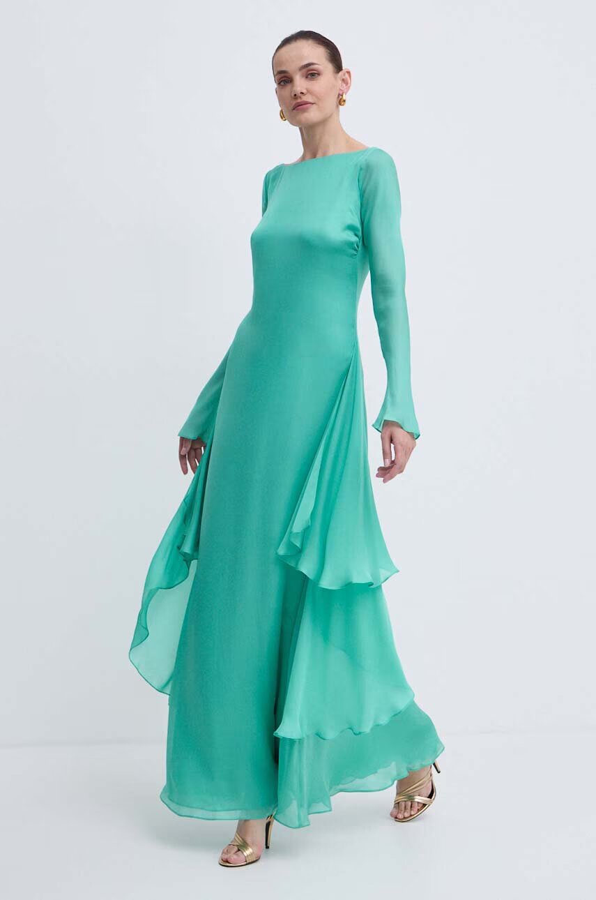 Luisa Spagnoli Копринена рокля RUNWAY COLLECTION