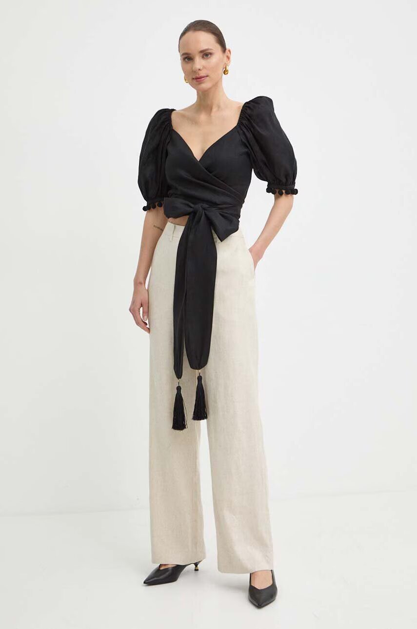Luisa Spagnoli Ленена риза RUNWAY COLLECTION