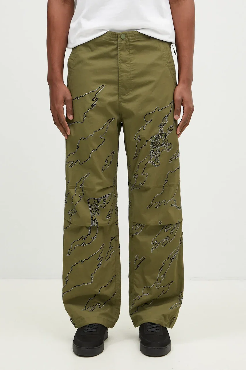 Maharishi Памучен панталон Dpm: Sparse Bonsai Snopants