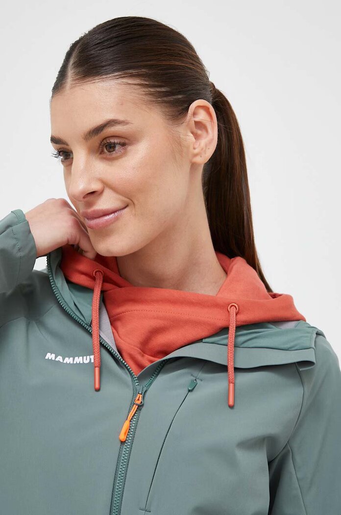 Mammut Яке за спортове на открито Ultimate Comfort SO в зелено