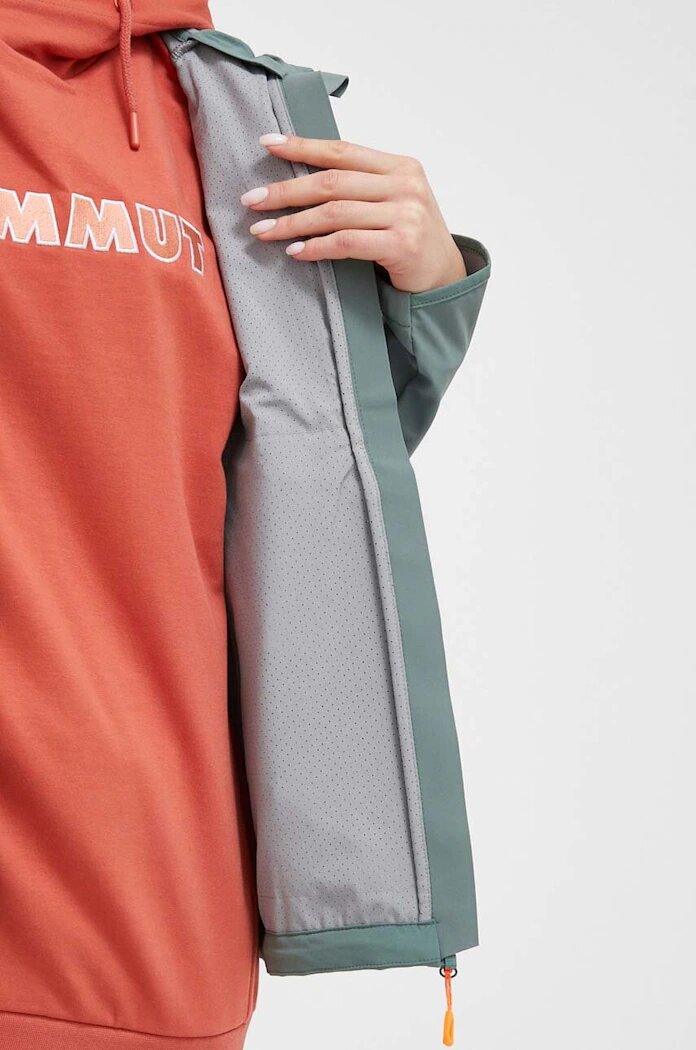 Mammut Яке за спортове на открито Ultimate Comfort SO в зелено