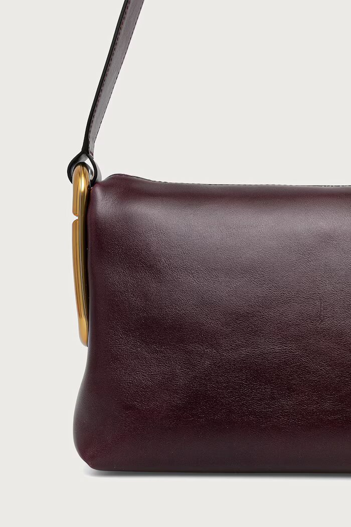 Marc Jacobs чанта crossbody дамска от кожа SCENE MEDIUM SHOULDER бордо 2P6HCR007H01
