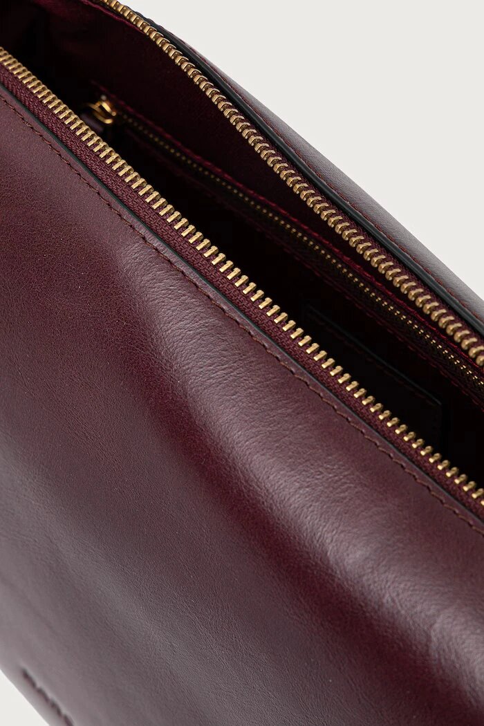Marc Jacobs чанта crossbody дамска от кожа SCENE MEDIUM SHOULDER бордо 2P6HCR007H01