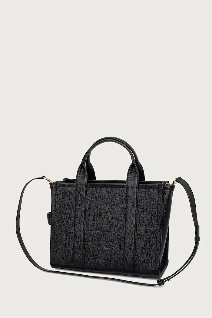 Marc Jacobs чанта crossbody дамска от кожа THE MEDIUM TOTE черна H004L01PF21