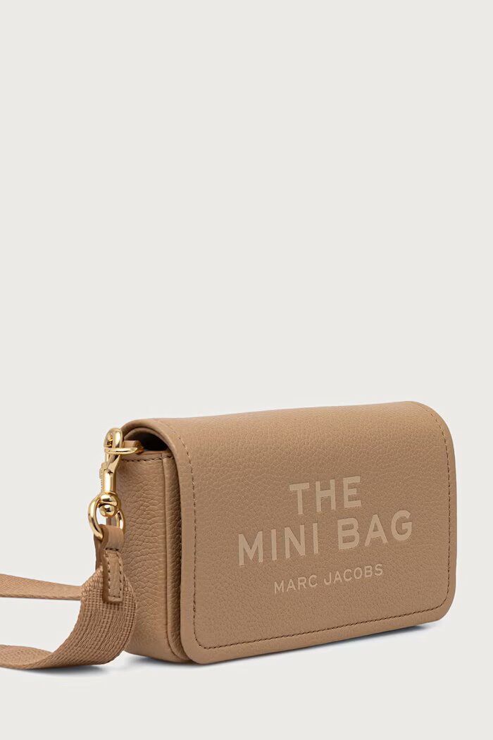 Marc Jacobs чанта crossbody дамска от кожа THE MINI BAG бежова 2S4SMN080S02