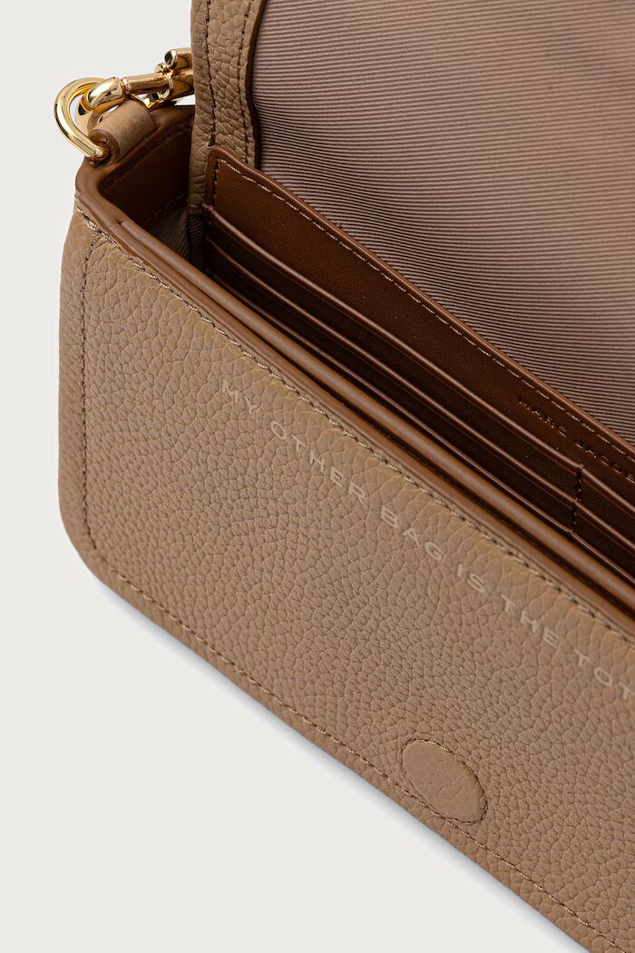 Marc Jacobs чанта crossbody дамска от кожа THE MINI BAG бежова 2S4SMN080S02