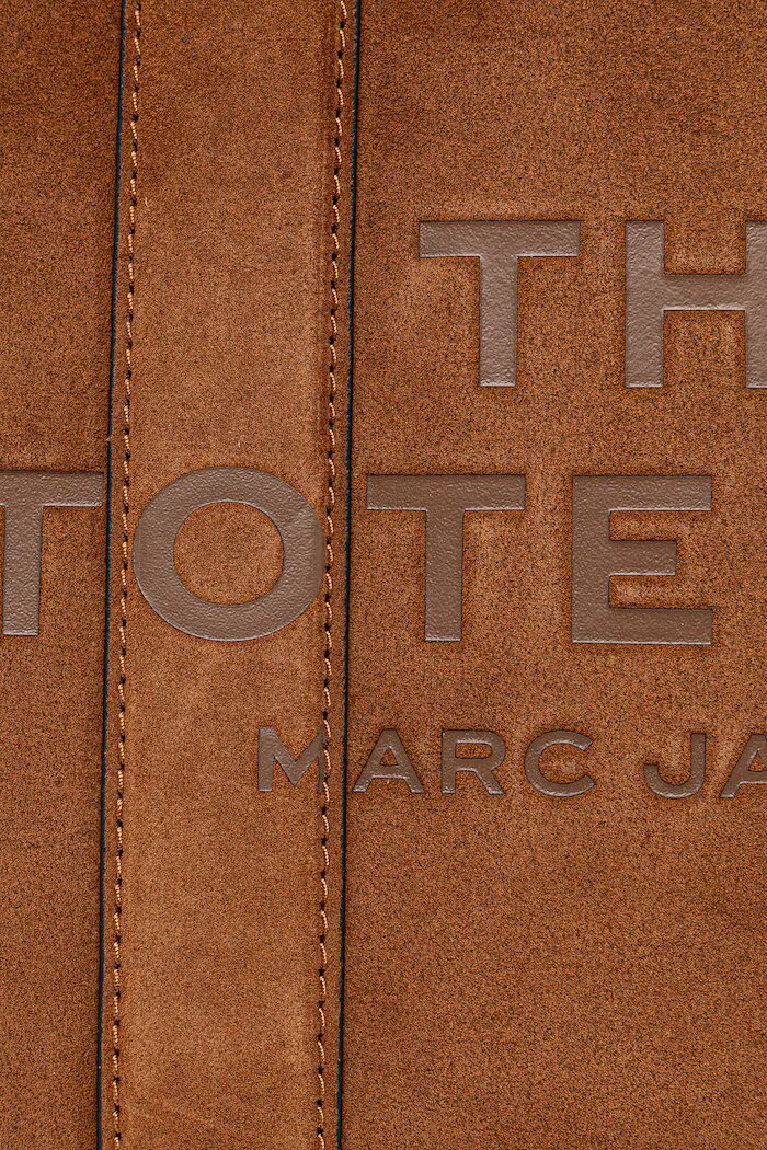 Marc Jacobs чанта crossbody дамска от велур THE SMALL TOTE кафява 2F5HTT030H01