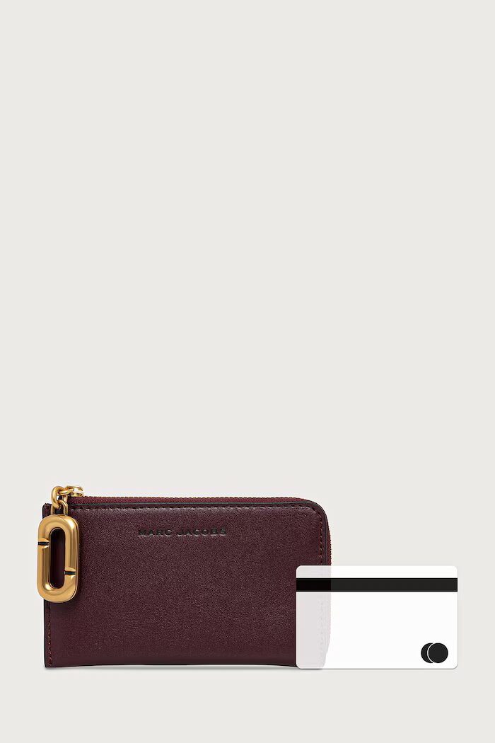 Marc Jacobs портфейл дамски от кожа SCENE бордо 2P6SMP018S01