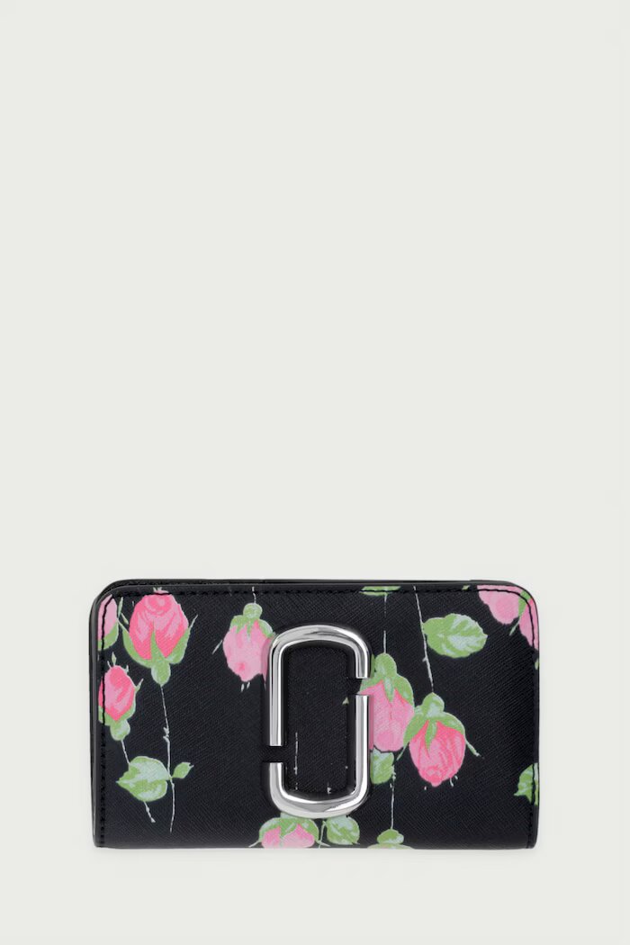 Marc Jacobs портфейл дамски от кожа THE COMPACT WALLET черен 2F6SMP014S01