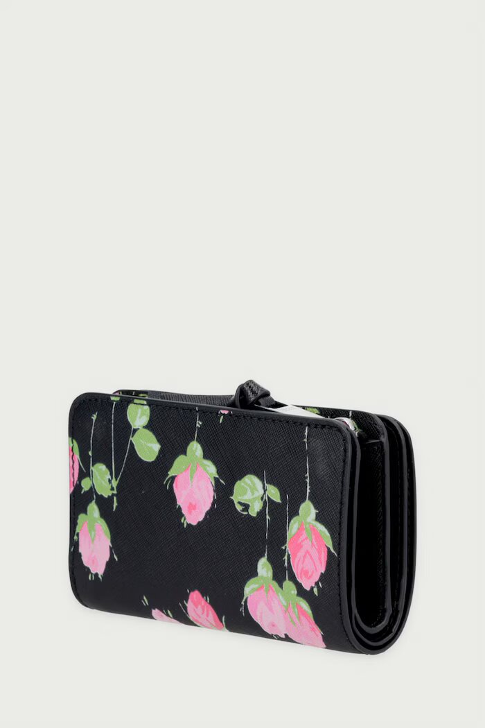 Marc Jacobs портфейл дамски от кожа THE COMPACT WALLET черен 2F6SMP014S01