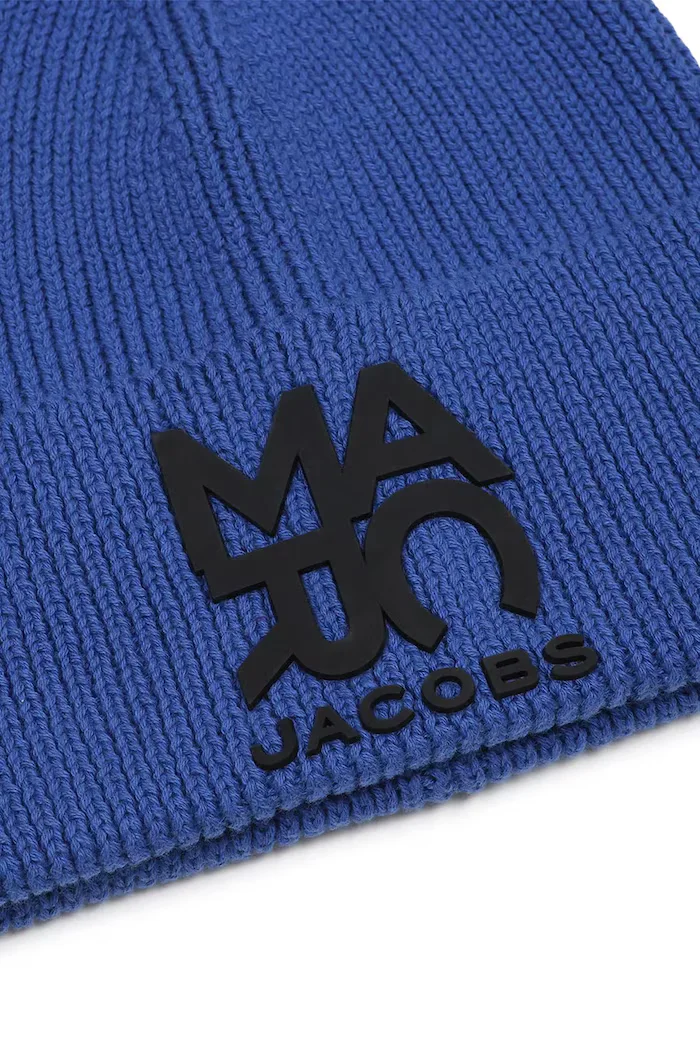 Marc Jacobs шапка бийни за деца от памук синя W61088