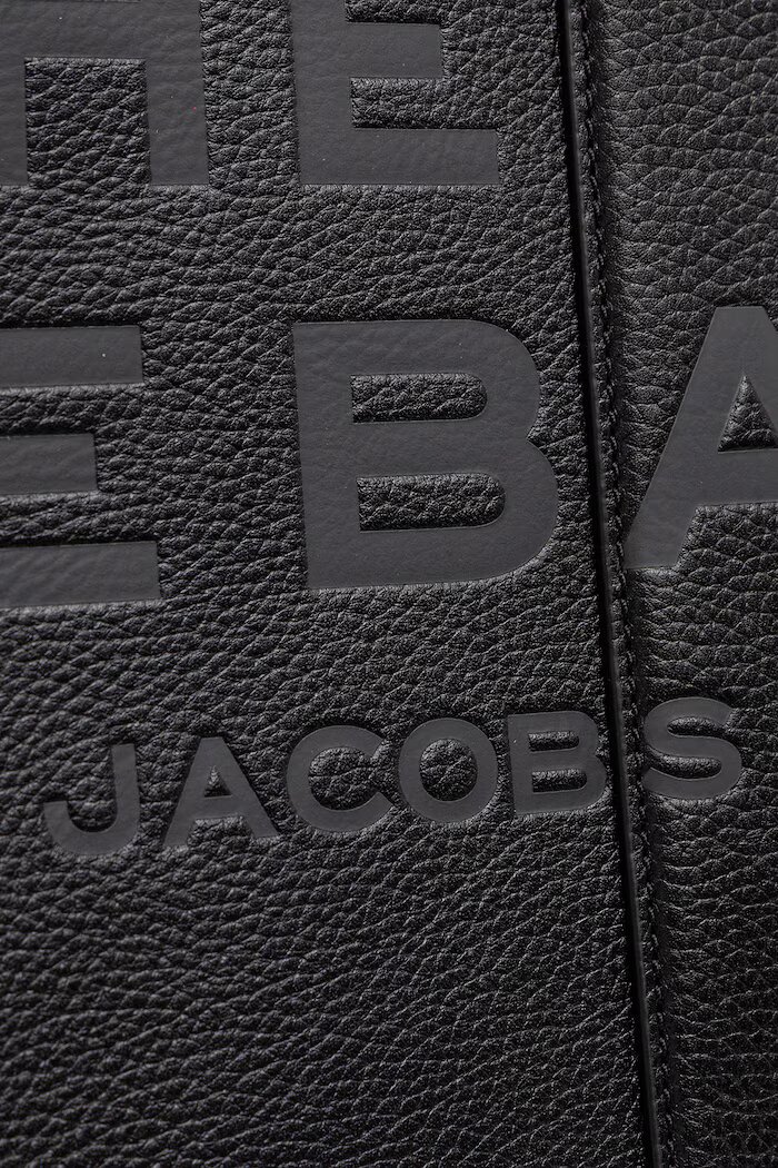 Marc Jacobs шопинг чанта дамска от кожа THE LARGE TOTE черна H020L01FA21