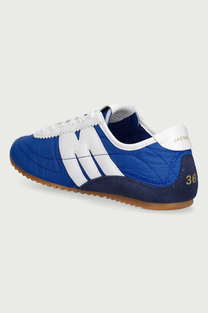 Marc Jacobs THE 400 BLEECKER RUNNER маратонки дамски от кожа сини 2S6FSN001F29