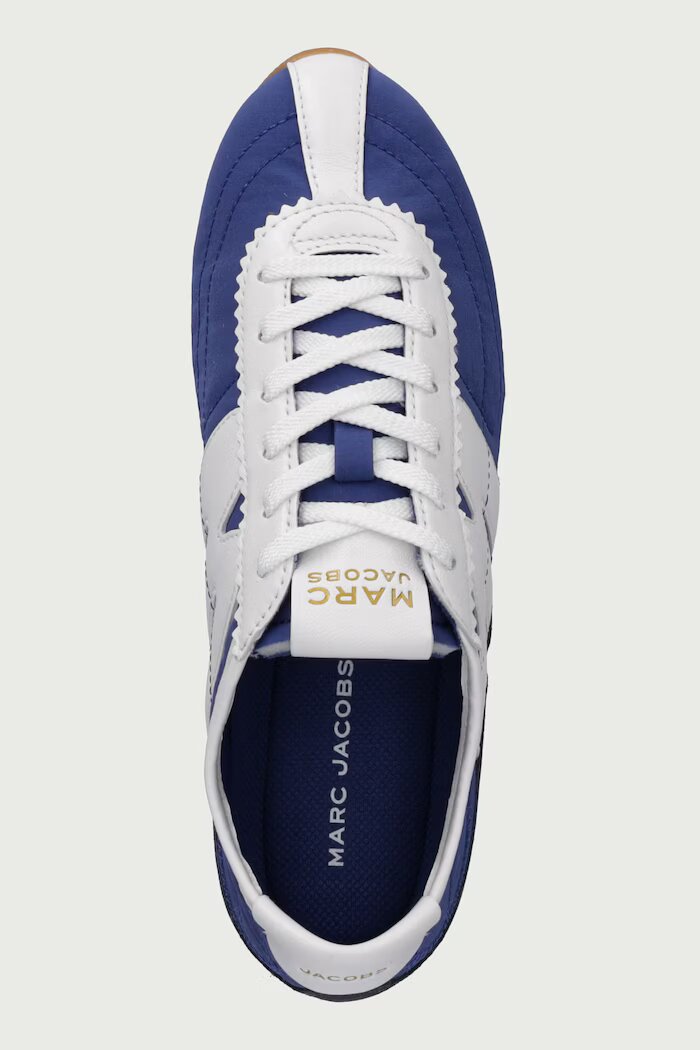 Marc Jacobs THE 400 BLEECKER RUNNER маратонки дамски от кожа сини 2S6FSN001F29