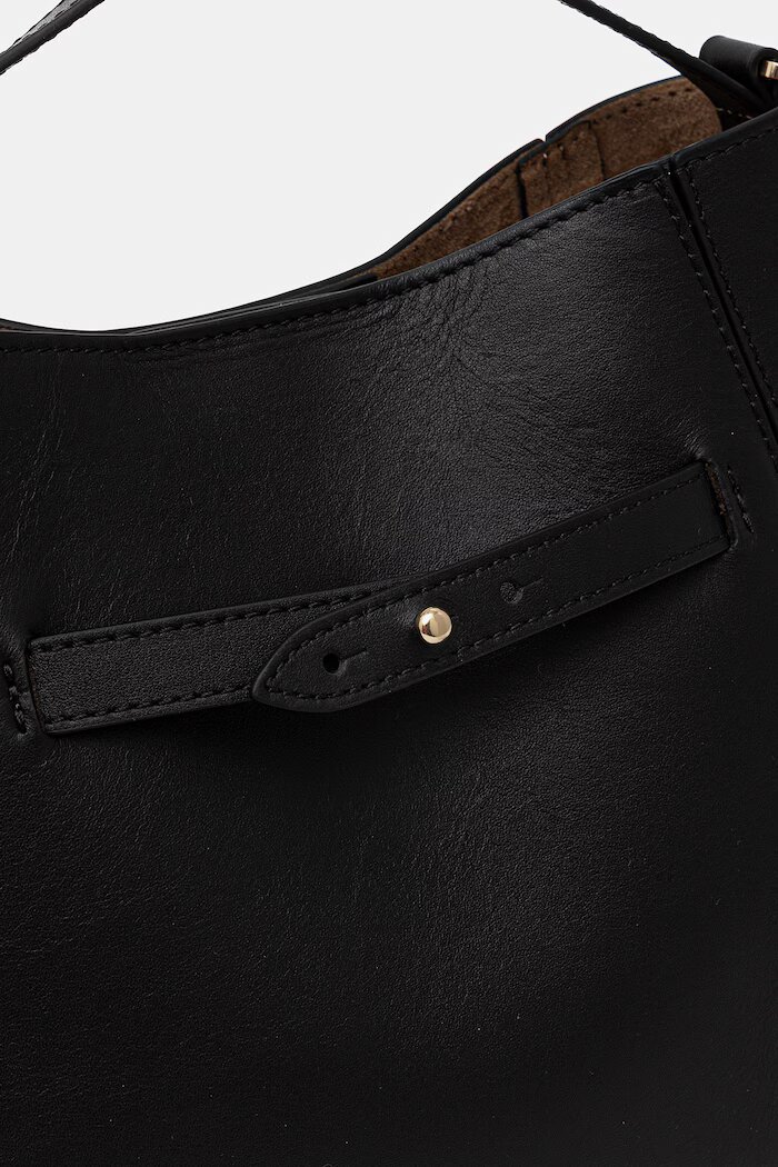 Marc O'Polo чанта crossbody дамска от кожа черна 5000010949