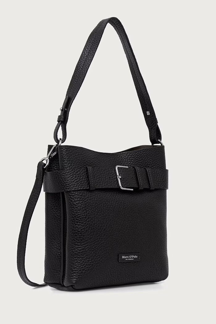 Marc O'Polo чанта crossbody дамска от кожа кафява 5000013496