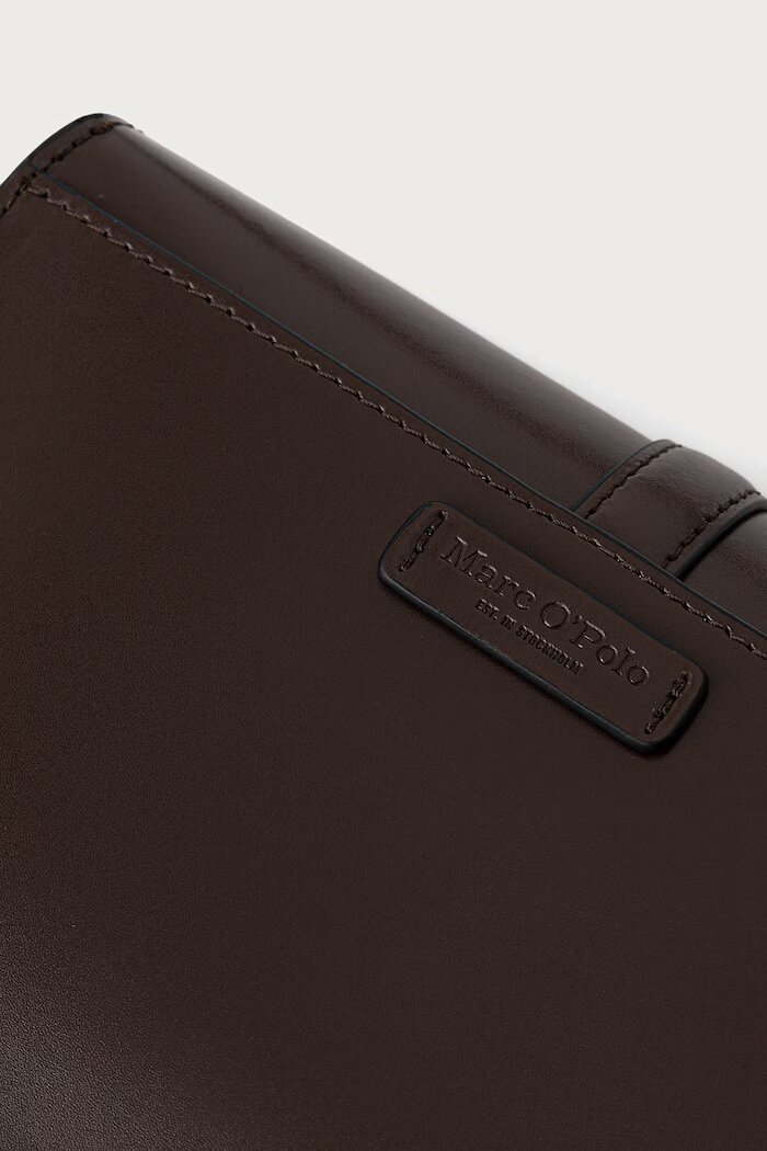 Marc O'Polo чанта crossbody дамска от кожа кафява 5000013659