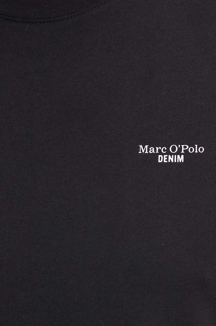 Marc O'Polo тениска basic мъжка от памук DENIM черна 5000006274