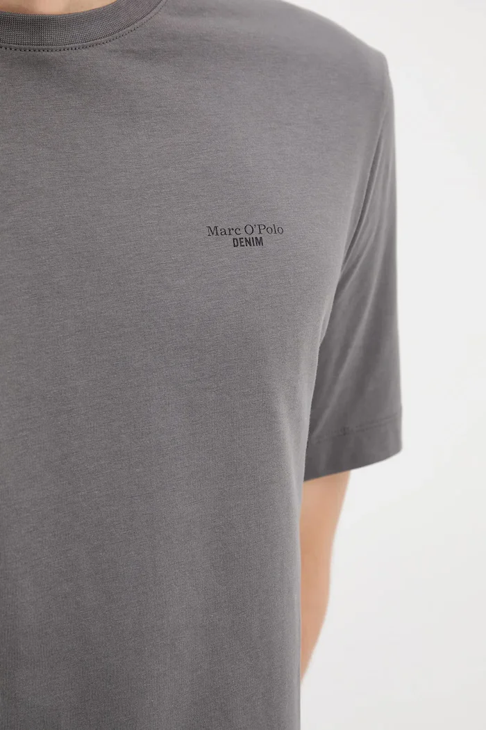 Marc O'Polo тениска basic мъжка от памук DENIM сива 5000006274