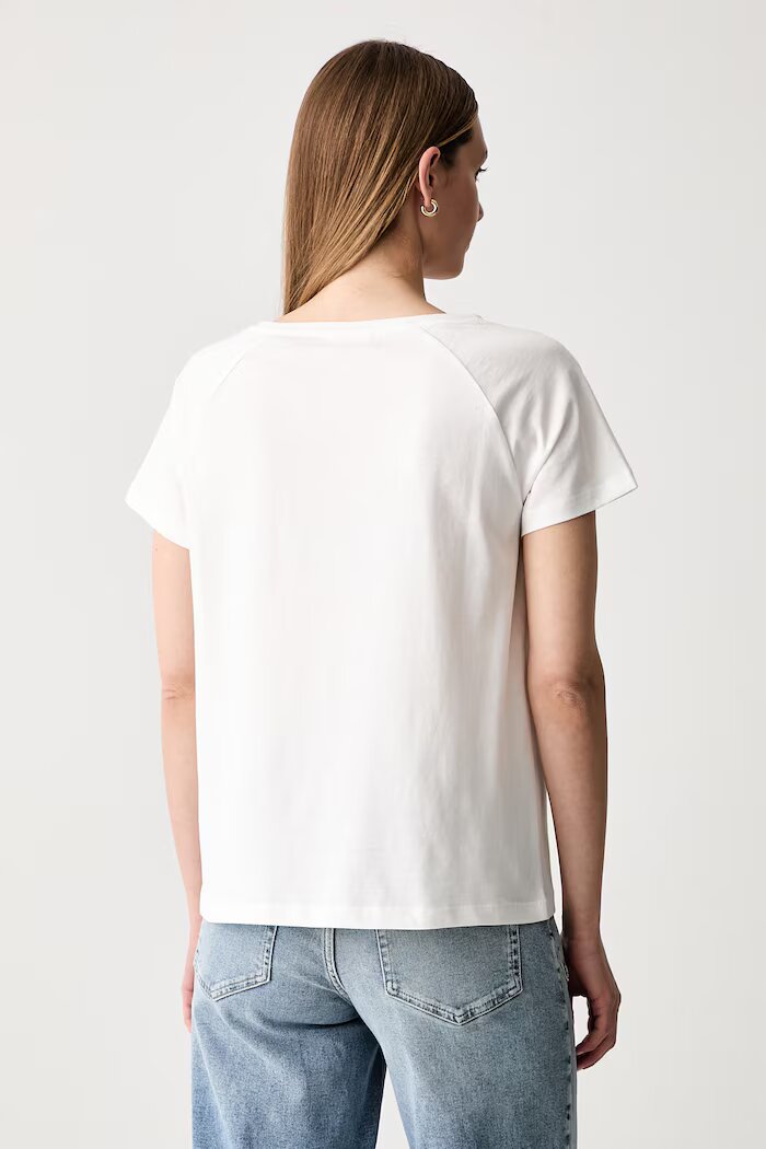 Marc O'Polo тениска дамска от памук бяла 5000010003
