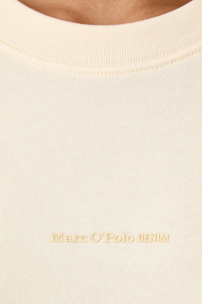 Marc O'Polo уголемен суичър дамски от памук жълт 5000011502