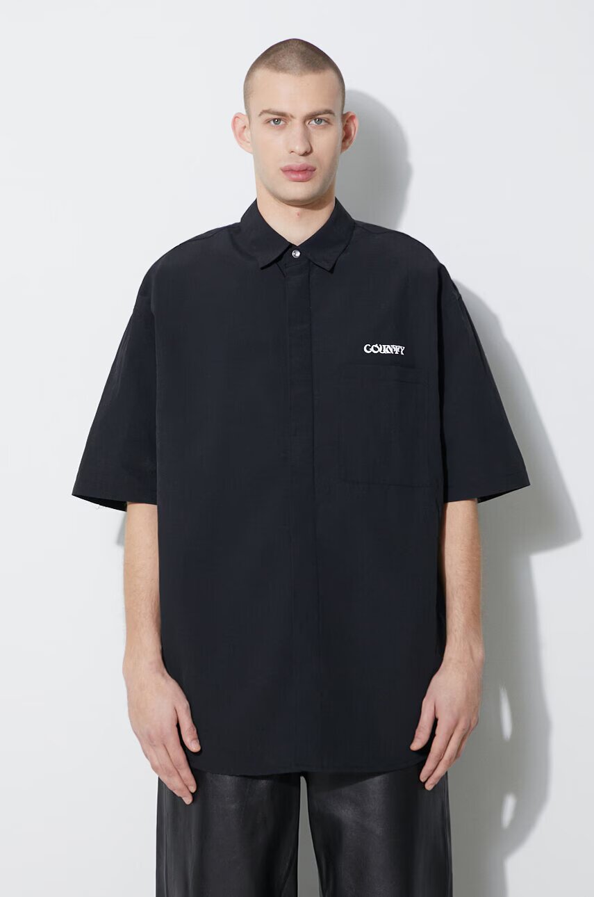 Marcelo Burlon Риза Logo Nylon Over Shirt