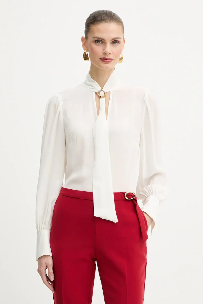 Marciano by Guess Блуза FAITH дамска в бежово с изчистен дизайн 6RGH15 7443A