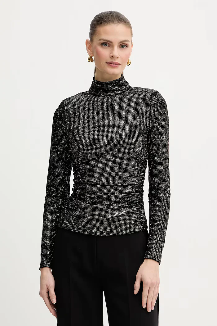 Marciano by Guess Блуза GISELLE дамска в черно с десен 6RGP08 6359A