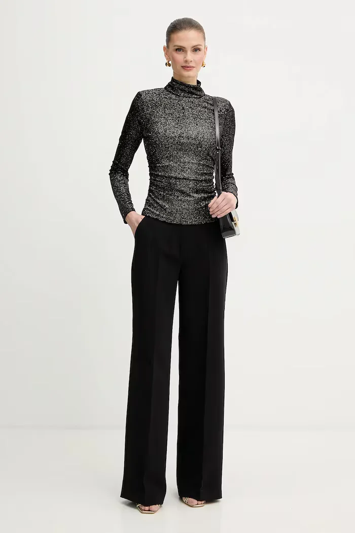 Marciano by Guess Блуза GISELLE дамска в черно с десен 6RGP08 6359A
