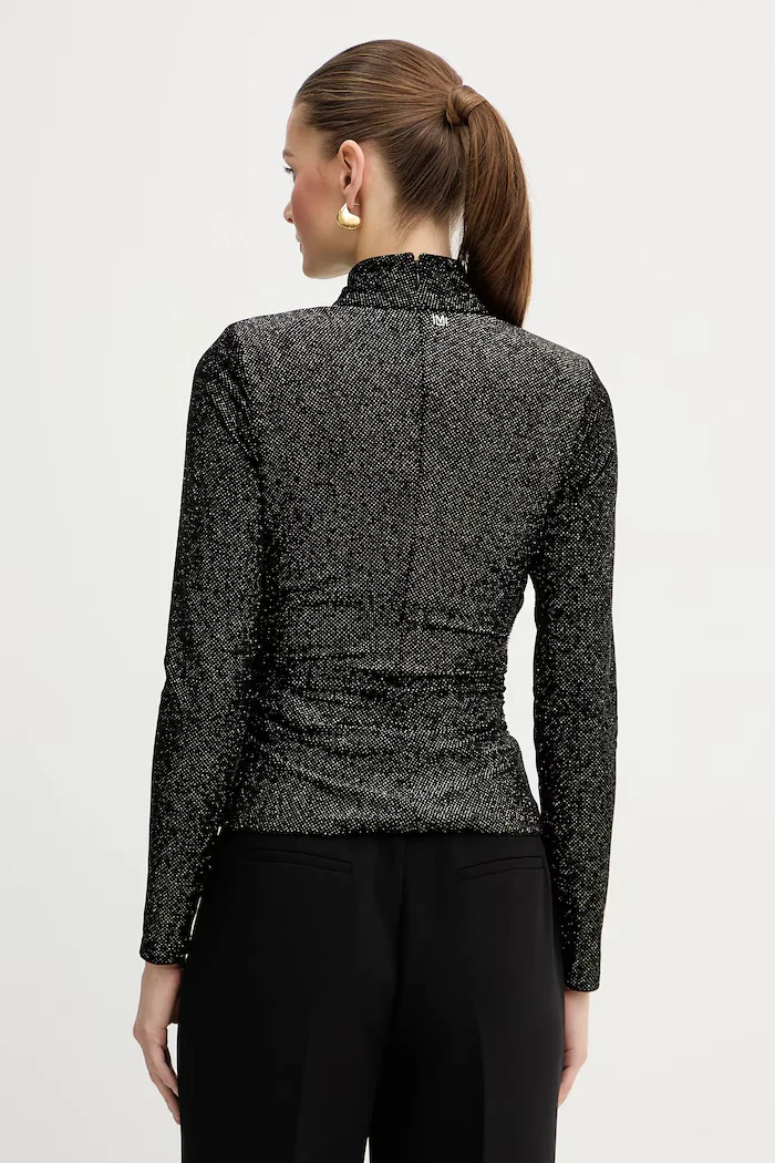Marciano by Guess Блуза GISELLE дамска в черно с десен 6RGP08 6359A