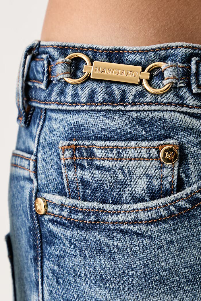 Marciano by Guess дънки straight дамски VICTORY сини G6YA03 D1462