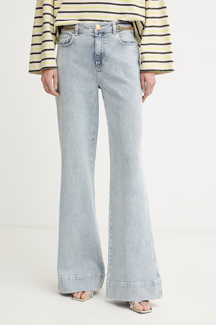 Marciano by Guess дънки wide leg дамски ALYSSA сини G6GA05 D1039
