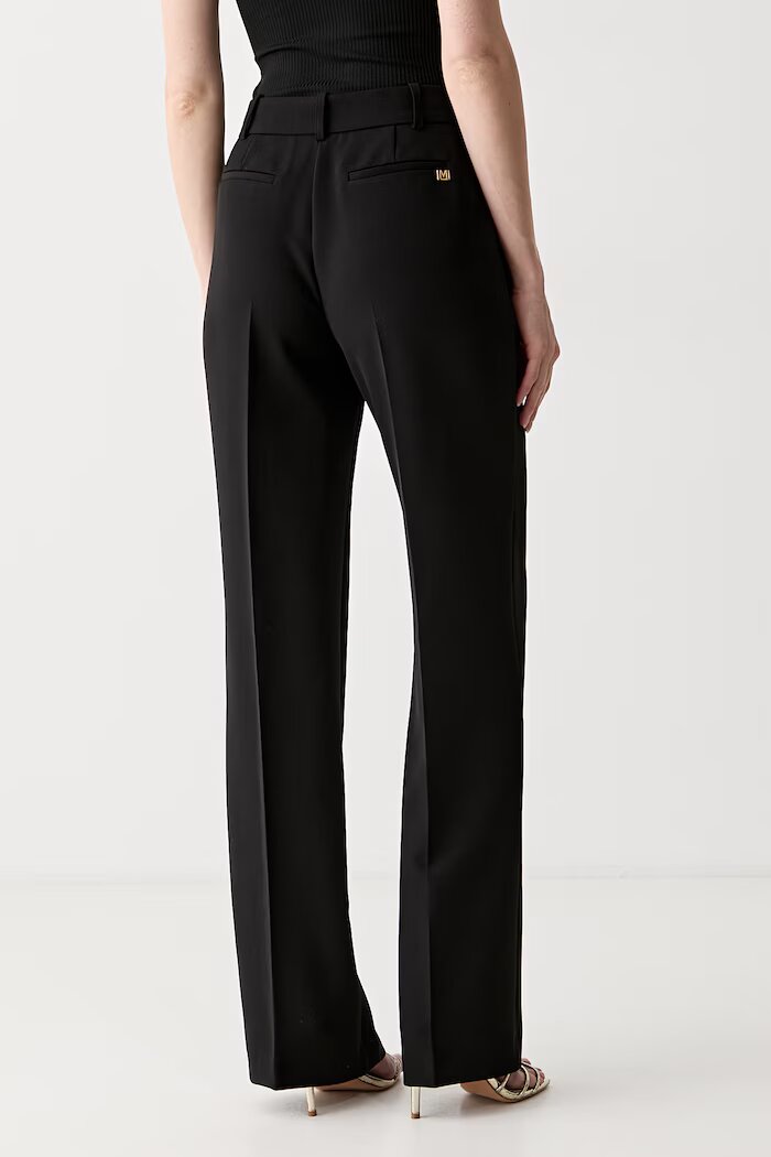 Marciano by Guess официален панталон дамски ABBY черен с висока талия G6YB22 W4829