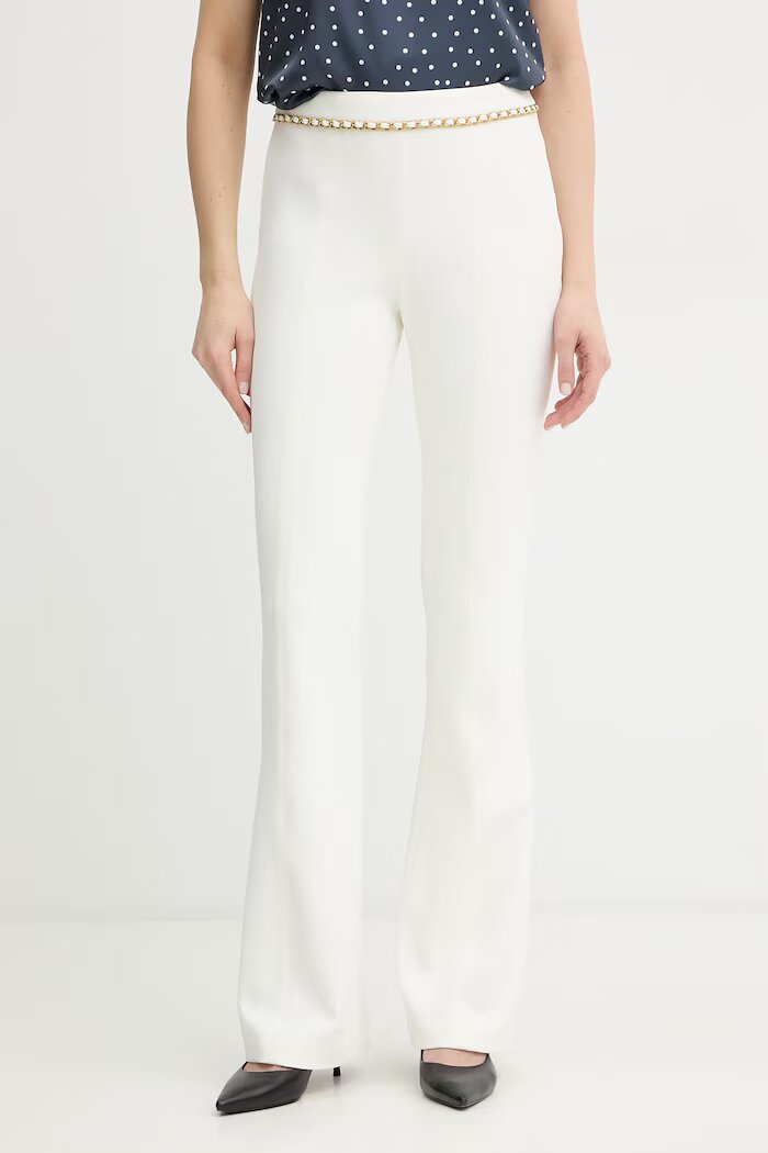 Marciano by Guess Панталон MAYE в бежово с разкроени краища с висока талия 6RGB12 9373Z