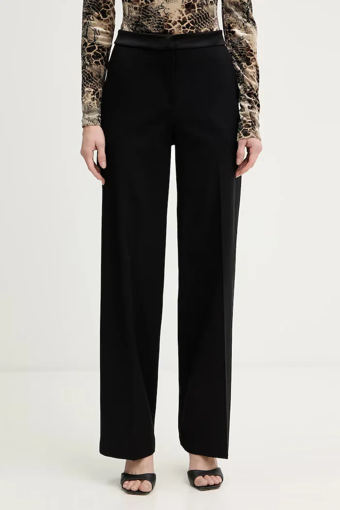 Marciano by Guess Панталон THEA в черно със стандартна кройка със стандартна талия 5BGB13 7397A