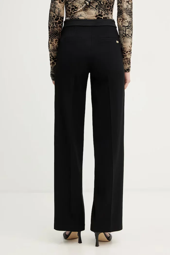 Marciano by Guess Панталон THEA в черно със стандартна кройка със стандартна талия 5BGB13 7397A