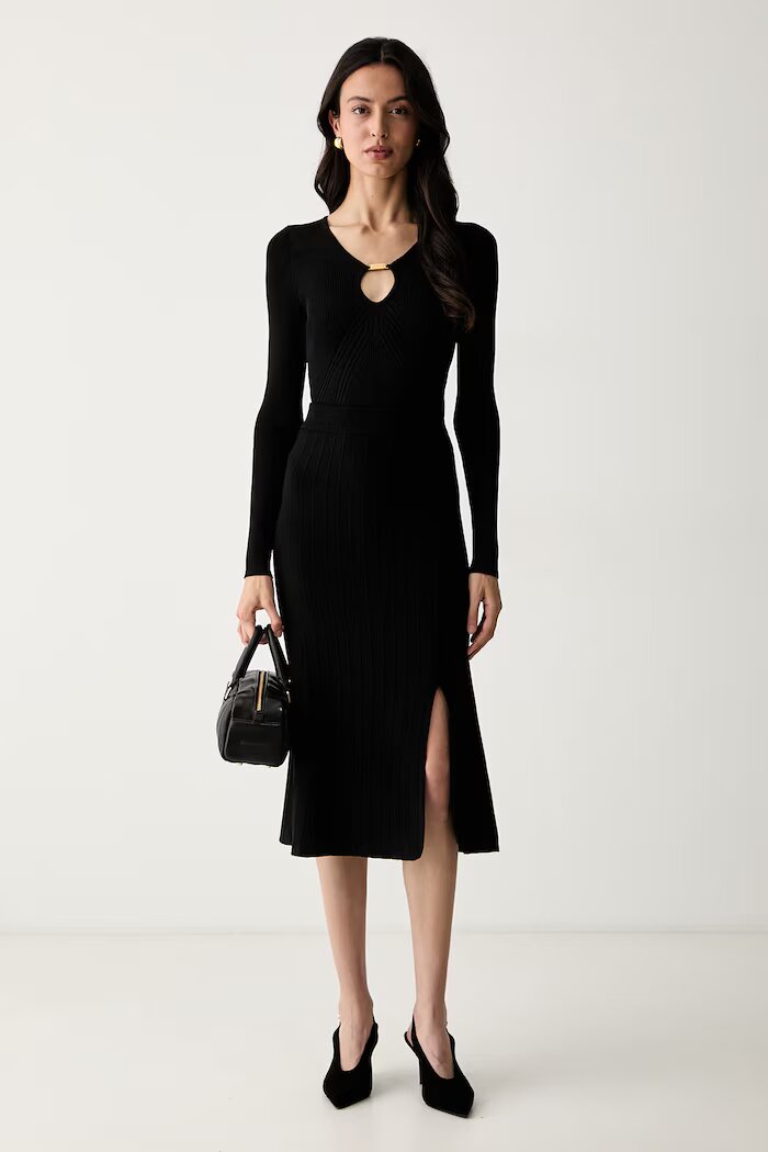 Marciano by Guess пуловер дамски с вискоза JAMILA черен G6YR08 Z1067