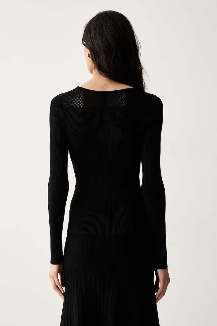 Marciano by Guess пуловер дамски с вискоза JAMILA черен G6YR08 Z1067