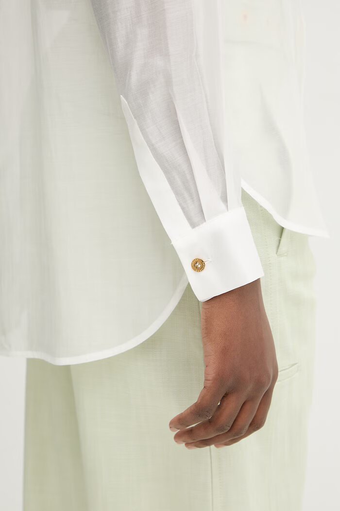 Marciano by Guess риза дамска от лиосел TEA бяла G6GH23 W2198
