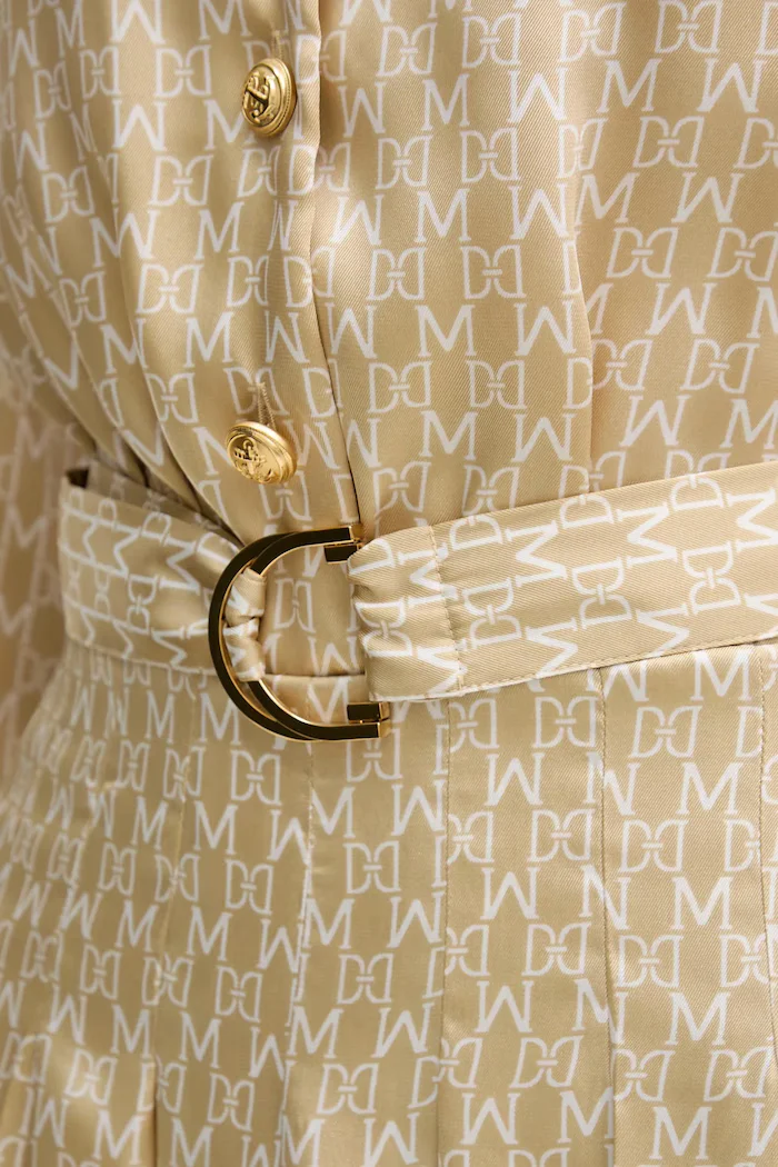 Marciano by Guess Рокля ELIDA в бежово къса разкроена 6RGK30 7435A